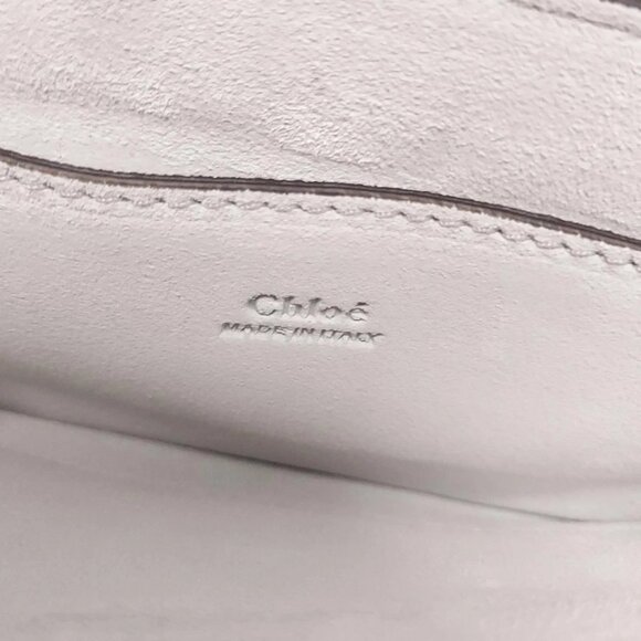 Chloe Faye Small Shoulder Bag - Light gray Brown Multi Leather Suede 364-080625 - Picture 8 of 9